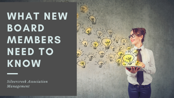 Tips for new board members in an Homeowners association