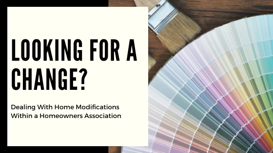Blog Image of "How to deal with home modifications within a homeowners association"